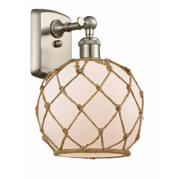 Innovations Lighting - Farmhouse Rope - 1 Light Wall Sconce In Industrial