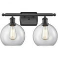 thumbnail image 1 of 516-2W-AC-G121-Innovations Lighting-Athens-2 Light Bath Vanity in Industrial Style-16 Inches Wide by 13 Inches High   Antique Copper Finish with Matte, 1 of 1