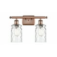 thumbnail image 1 of 516-2W-AC-G352-LED-Innovations Lighting-Candor-7W 2 LED Bath Vanity in Industrial Style-16 Inches Wide by 12 Inches High   Antique Copper Finish with, 1 of 1