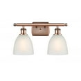 thumbnail image 1 of 516-2W-AC-G381-LED-Innovations Lighting-Castile - 16 Inch 7W 2 LED Bath Vanity   Antique Copper, 1 of 1