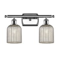 thumbnail image 1 of 516-2W-PC-G559-5ME Innovations Lighting Bridal Veil - 2 Light Bath Vanity-10 Inch Tall and 15 Inch Wide-Polished Chrome Finish-Mercury Glass Color, 1 of 3