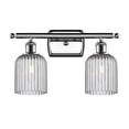 thumbnail image 1 of 516-2W-PC-G559-5SM Innovations Lighting Bridal Veil - 2 Light Bath Vanity-10 Inch Tall and 15 Inch Wide-Polished Chrome Finish-Light Smoke Glass Color, 1 of 2