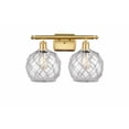 thumbnail image 1 of 516-2W-SG-G122-8RW-LED-Innovations Lighting-Farmhouse Rope - 16 Inch 7W 2 LED Bath Vanity   Satin, 1 of 1