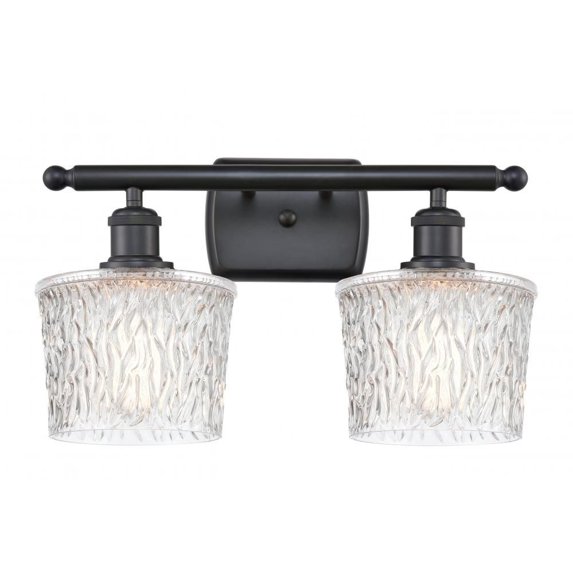 516-2W-SG-G402-LED-Innovations Lighting-Niagra - 16 Inch 7W 2 LED Bath Vanity Satin Gold Finish