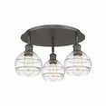 thumbnail image 1 of Innovations Lighting - Rochester - 3 Light Flush Mount In Industrial Style-8.88, 1 of 2