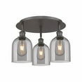 thumbnail image 1 of Innovations Lighting - Bella - 3 Light Flush Mount In Industrial Style-10.5, 1 of 2