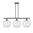 thumbnail image 1 of 516-3I-OB-G122-10RW Innovations Lighting Farmhouse Rope - 3 Light Island In Industrial Style-13 Inches Tall and 36 Inches Wide-Oil Rubbed Bronze, 1 of 2