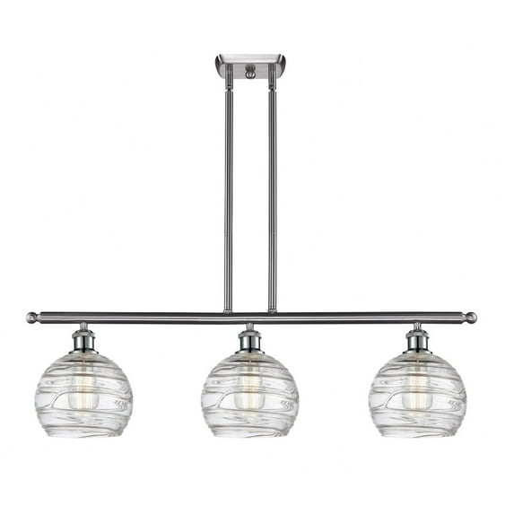 Innovations Lighting - Ballston - 3 Light Athens Deco Swirl Island In