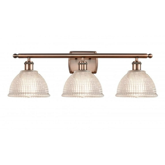 516-3W-AC-G422-LED-Innovations Lighting-Arietta - 26 Inch 10.5W 3 LED Bath Vanity Antique Copper