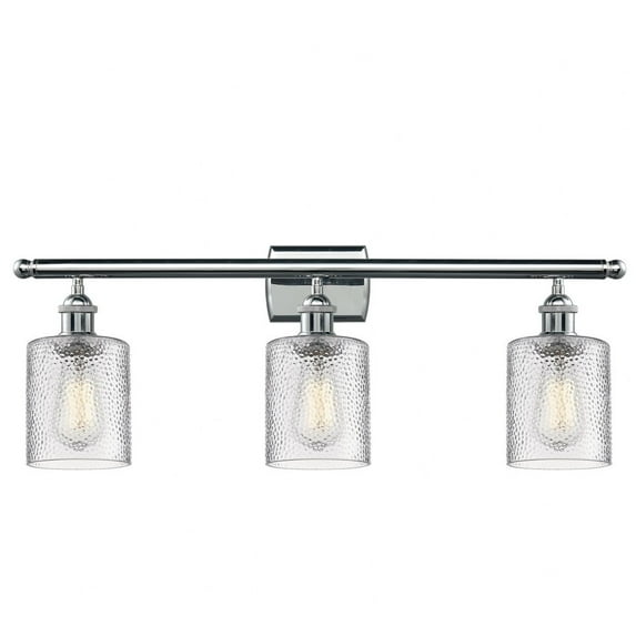 Innovations Lighting - Cobbleskill - 3 Light Bath Vanity In Industrial Style-9.5