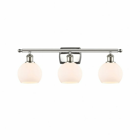 Innovations Lighting - Athens - 3 Light Bath Vanity In Industrial Style-9.38
