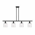 thumbnail image 1 of 516-4I-BK-G558-6SDY Innovations Lighting Bella - 4 Light Stem Hung Island In Industrial Style-10 Inches Tall and 48 Inches Wide-Matte Black, 1 of 7