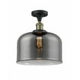 thumbnail image 1 of Innovations Lighting - Bell - 1 Light Semi-Flush Mount In Industrial Style-12, 1 of 3
