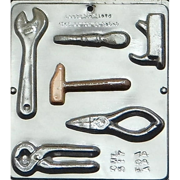 Candy Molds N More 6-Cavity Assortment Plastic Chocolate Candy Mold