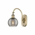 thumbnail image 1 of 518-1W-BB-G1213-6SM Innovations Lighting Athens Deco Swirl - 1 Light Arm Swivels Side to Side Wall Sconce In Industrial Style-11.63 Inches Tall and, 1 of 2