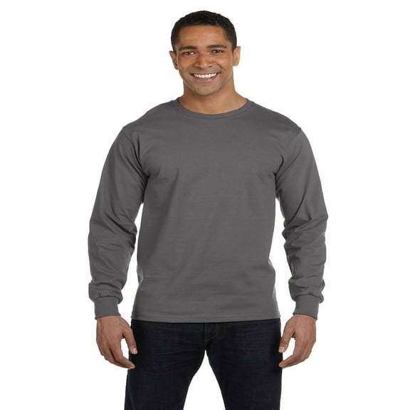 5186 - Hanes Adult Beefy-T Long-Sleeve T-Shirt