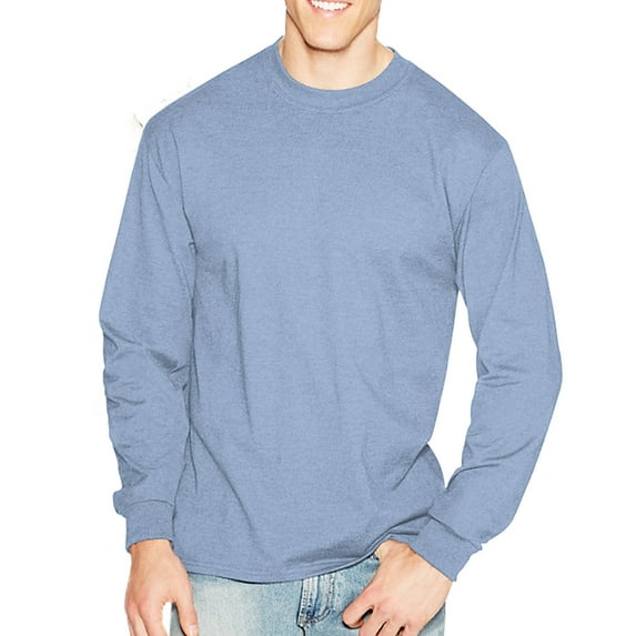 5186 - Hanes Adult Beefy-T Long-Sleeve T-Shirt