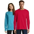 thumbnail image 1 of 5186 - Hanes Adult Beefy-T Long-Sleeve T-Shirt, 1 of 1