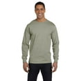 thumbnail image 1 of 5186 Long Sleeve Beefy T-Shirt - Stonewash Green - Large, 1 of 2