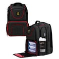 thumbnail image 1 of 519 Fitness Meal Prep Backpack,Insulated Cooler Lunch Backpack for Adult Men and Women, Set of 3 Meal Containers,2 Ice Packs and Protein Shaker, Black, 1 of 9