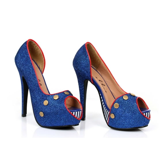 519-HARBOR, 5" Heel Open Toe Pump