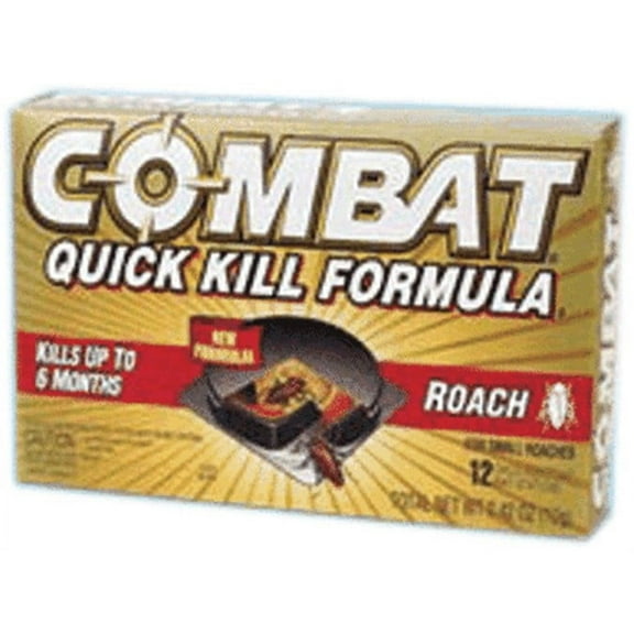 51910-00 Combat Quick Kill Formula Small Roach Bait Station 12/Pk