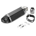 thumbnail image 1 of 51MM Motorcycle Exhaust Pipe Muffler Racing Exhaust Accessories For Yamaha R15 Tmax 500 FZ6 CB400 Er6n Cb650, 1 of 4