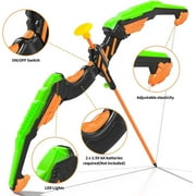51Pcs Bow and Arrow Set for Kids  Indoor & Outdoor Play Toys for 3-12 Year Old Blue+Green