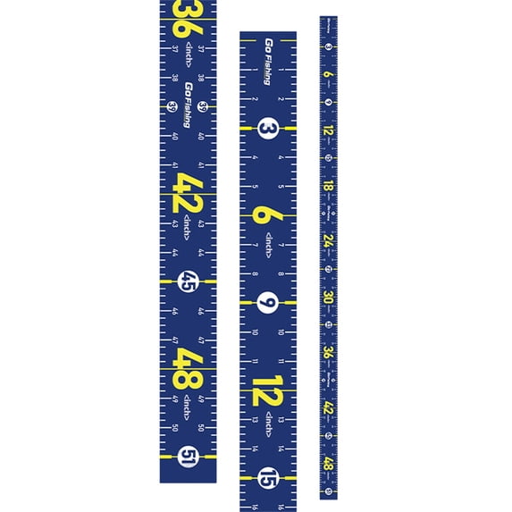 51in Adhesive Fishing Tape Measure for Anglers Saltwater Fish Measuring Tape Portable Soft Fish Ruler Measurement Tool