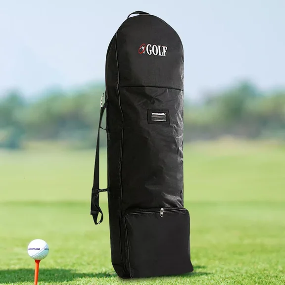 51in Golf Bag Air Travel Covers Golf Club Rolling Protector with Wheels Foldable