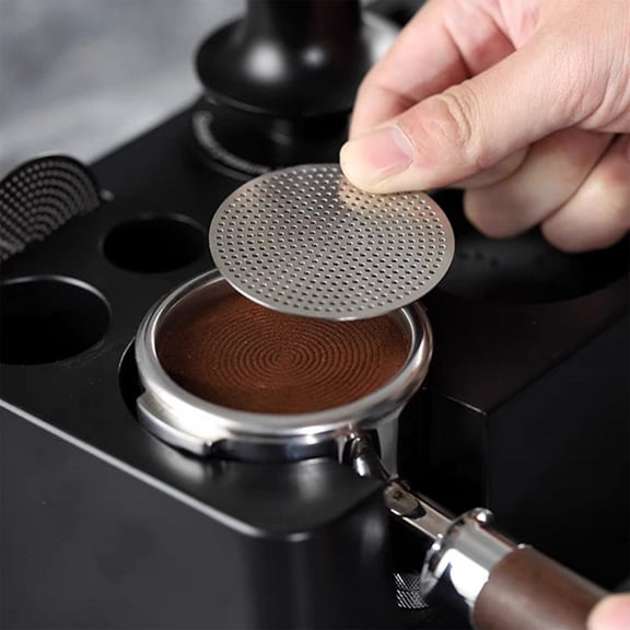 51mm/53mm/58.35mm Espresso Puck Screen Puck Screen 304 Stainless Steel Espresso Screen Espresso Filter Screen for Espresso Portafilter Filter Basket
