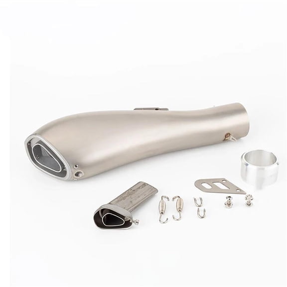 51mm/61mm Connector Motorcycle Exhaust Muffler For Z1000 R15 V4 XSR125 MT03 CBR250RR For Sprint 150 YZF R7