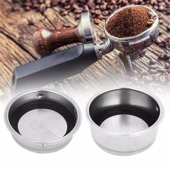 51mm Clean Basket Pressure Coffee Machine Filter Cup 304 Stainless Steel Portafilter For Home Coffee Machine Accessorie