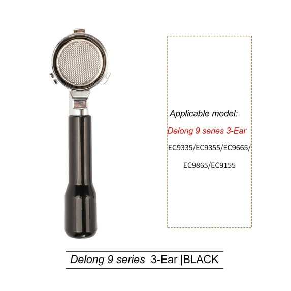 51mm Coffee Bottomless Portafilter For Delonghi EC680 EC310 Replacement Filter Basket Espresso Machine Handle Cafe Accessories