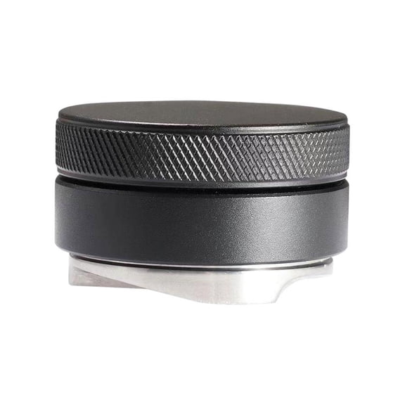 51mm Coffee Distributor and Tamper Dual Head Coffee Leveler with Adjustable Depth, Professional Espresso Hand Tamper, 3-Paddle Distribution Tool for All 51mm Portafilter Black