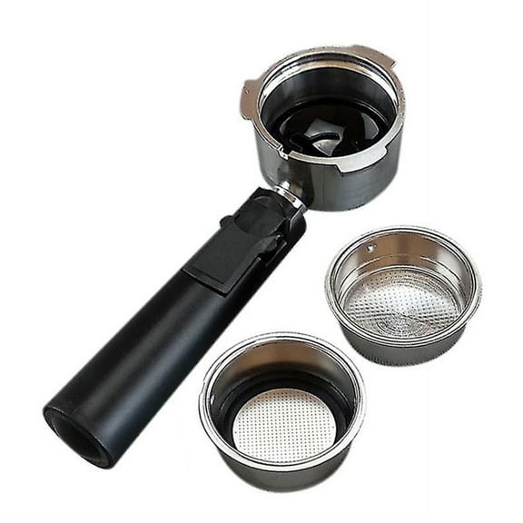 51mm Espresso Bottomless Portafilter Stainless Steel Filter Basket Bottomless