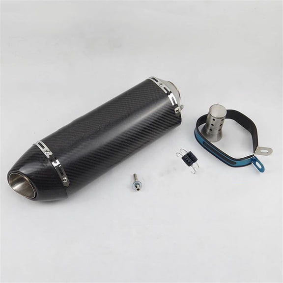 51mm Motorcycle Exhaust Muffler Motocross Carbon Fiber Parts For Yamaha R6 TMAX530 For Nmax MAX PCX Z900 MT07