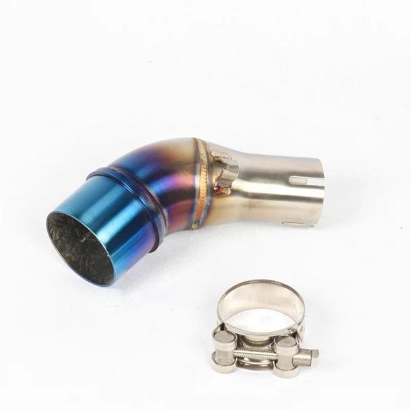 51mm Motorcycle Exhaust Pipe Connection Muffler Modified Slip On Middle Link Pipe For Yamaha YZF R25 R3 MT-03 MT03