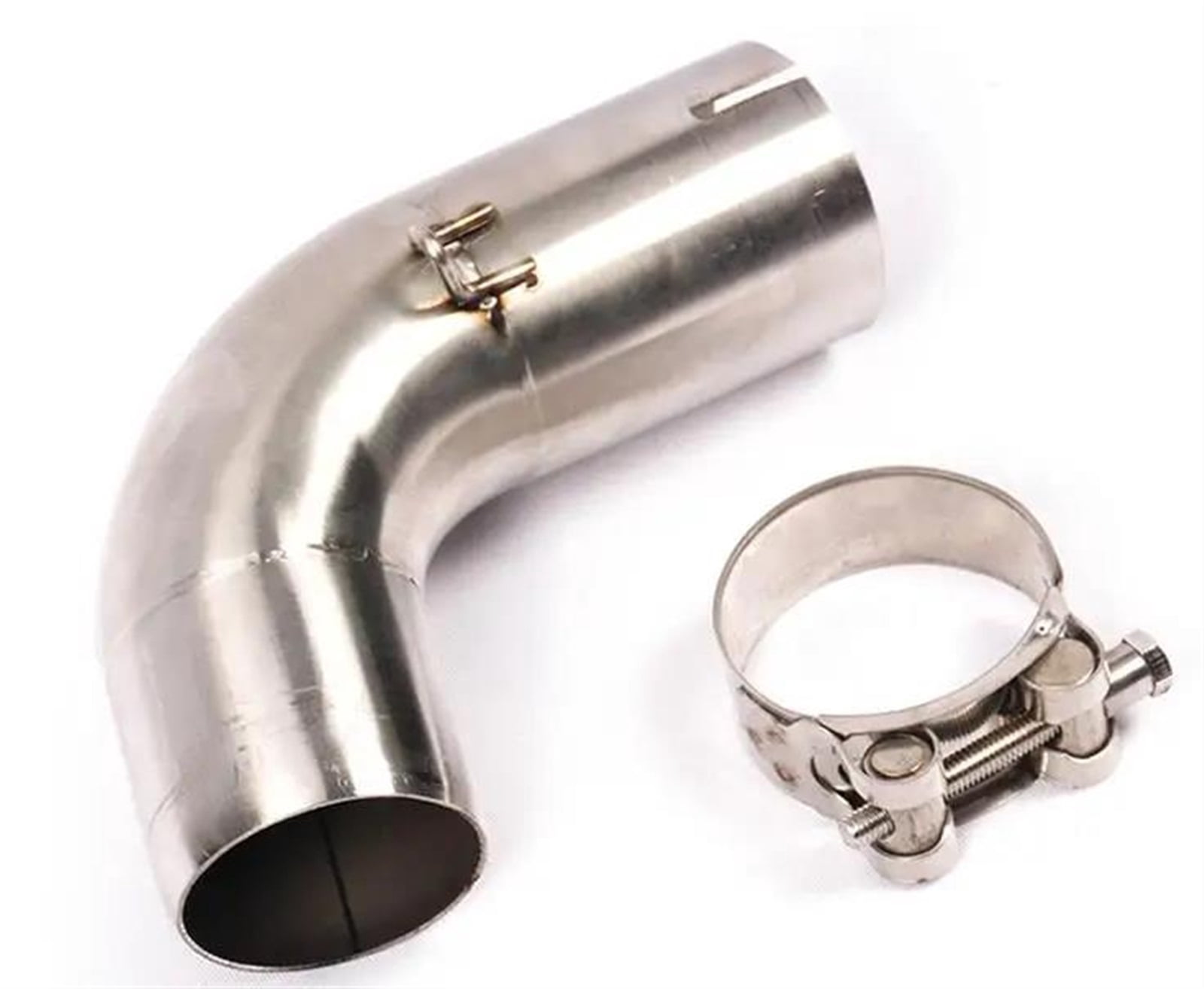 51mm Motorcycle Exhaust Pipe Muffler 51mm Connection Pipe Middle Link Tube For CB1000R 2008 2009 2010-2016