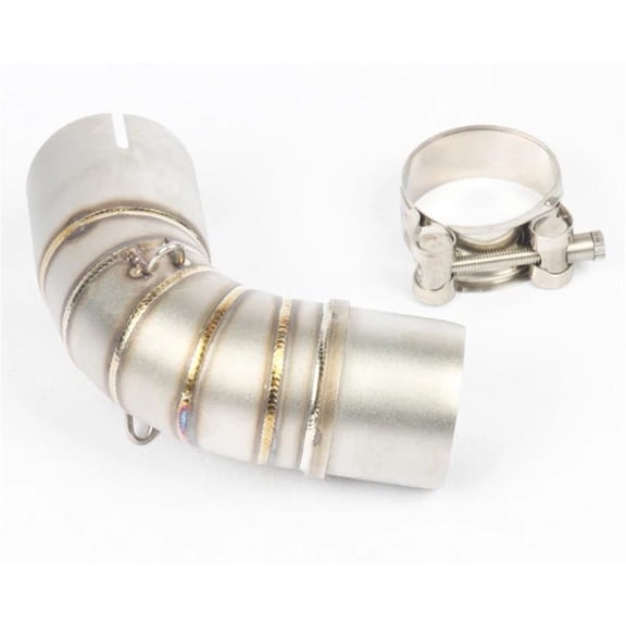 51mm Motorcycle Exhaust Pipe Muffler 51mm Connection Pipe Middle Link Tube For CB1000R 2008 2009 2010-2016