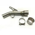 thumbnail image 1 of 51mm Motorcycle Exhaust Pipe Slip On Middle Link Pipe Stainless Steel Parts For Kawasaki Z900 2017 2018-2021, 1 of 4