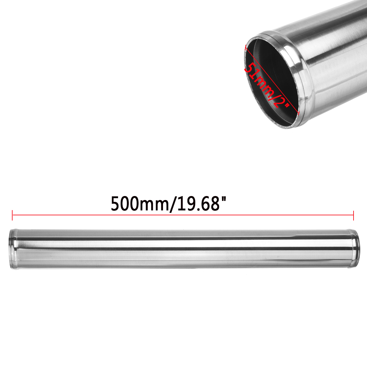 51mmRacing Car Turbo Air Intake Pipe Intercooler Access Tube