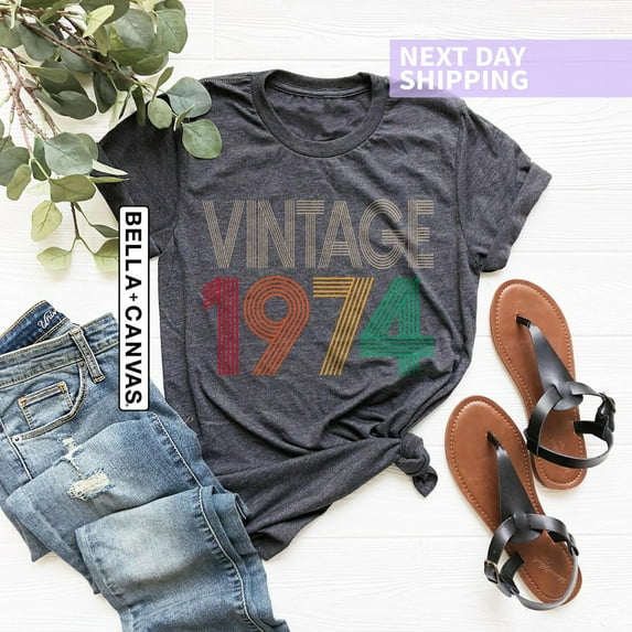51st Birthday Shirt, Vintage 1974 Shirt, 51st Birthday Women, 51st Birthday Men, 51st Birthday Tee, 1974 Tee, Her Tshirt All Size S-5XL