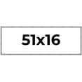 thumbnail image 1 of 51x16 Frame Silver Picture Frame - Complete Modern Photo Frame Includes UV Acrylic Shatter Guard, 1 of 8