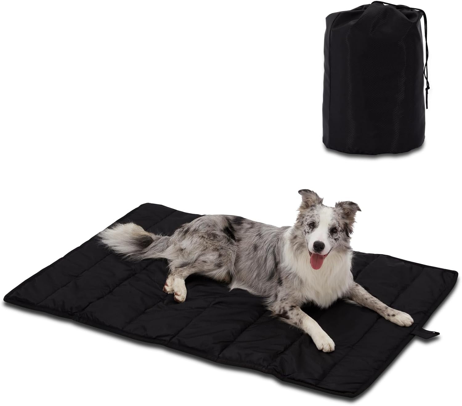 51x35In Extra Large Size Outdoor Dog Bed, Waterproof & Portable Camping