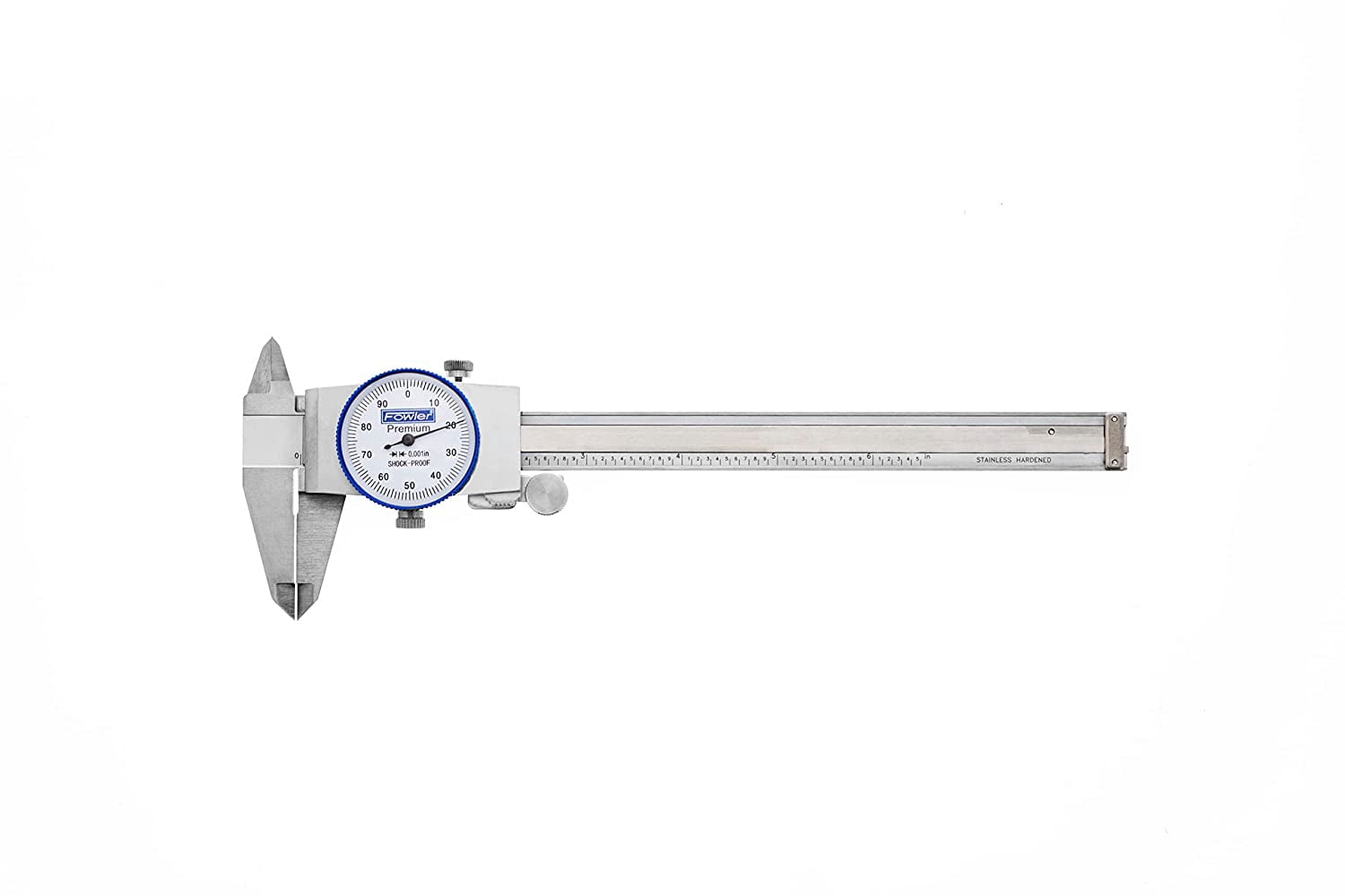 52-008-706-0, Premium Dial Caliper With 0-6" Measuring Range (White)