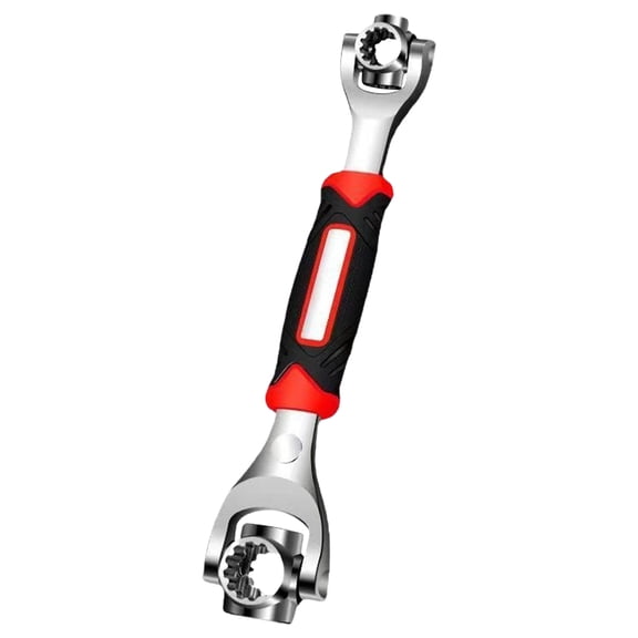 52 In 1 Socket Wrench Tool,Multifunction Socket Wrench With Rotating Head,Adjustable Multi Function Wrench,Dog Bone Wrench,Metal Spanner Tool For Home And Car Repair,Home Wrench Socket,(Black,9.8 in)