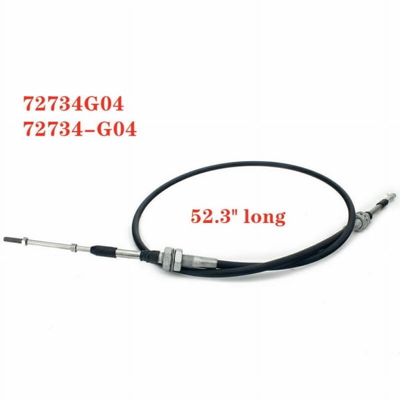 52.3" Transmission Shift Forward Reverse Cable for EZGO Gas St 480 & Woods Boundary Mav 480 Models 2003-up Golf Cart Fit 72734G04