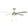 thumbnail image 1 of 52" 4 Blade Indoor Ceiling Fan with a Pull Chain and Light Kit, 1 of 9