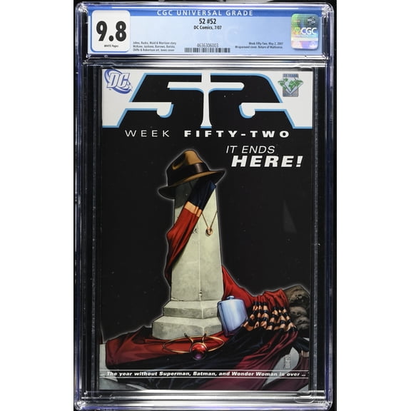 52 #52 - CGC 9.8 Comic Book